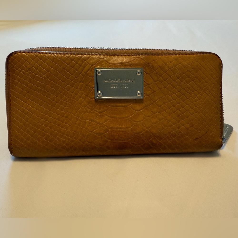 Michael Kors Tan Leather Wallet